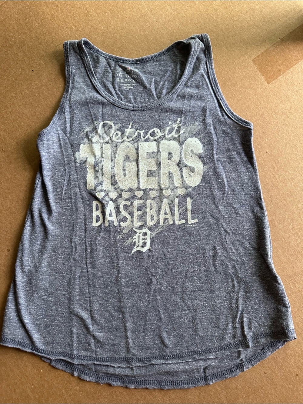 Detroit Tigers Baseball Tank Top 7/8 Youth